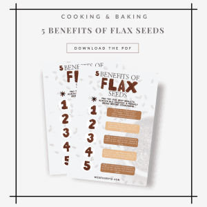 Benefits of flax seeds